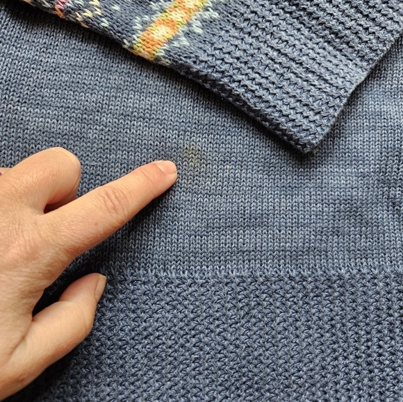 Tiara International Cardigan Women's XL Button Front Blue - Picture 5 of 7